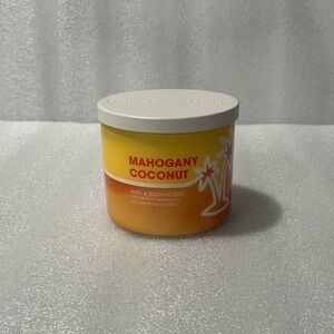 Bath and Body Works Mahogany Coconut 3-Wick Candle